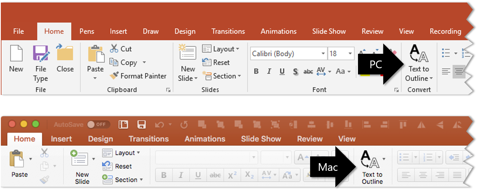 powerpoint for mac change text animation